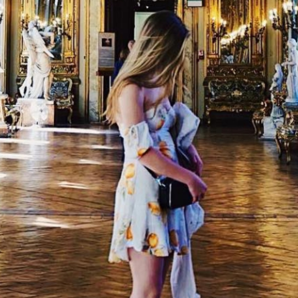 For Love & Lemons Lemonade Mini Dress